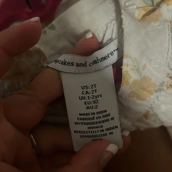 Cupcakes and cashmere 2t floral dress - Picture 3 of 3